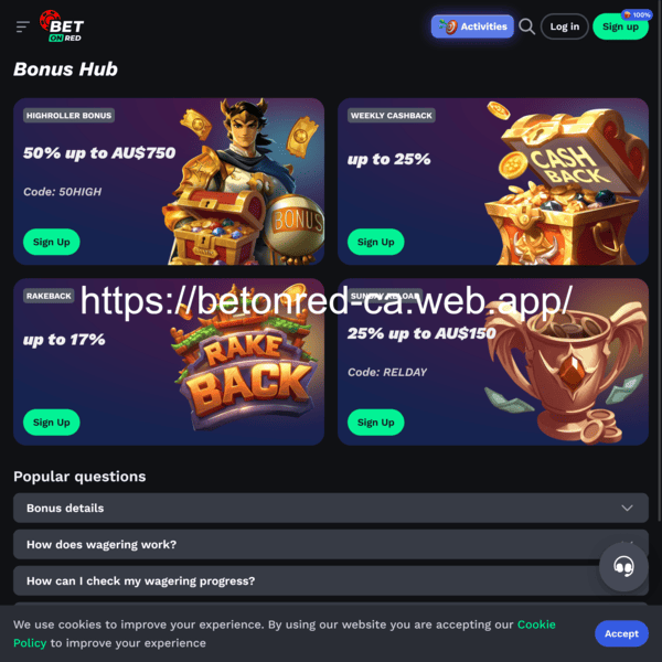 BetOnRed Casino Bonus Hub